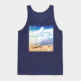 Covered Wagons by NC Wyeth Tank Top